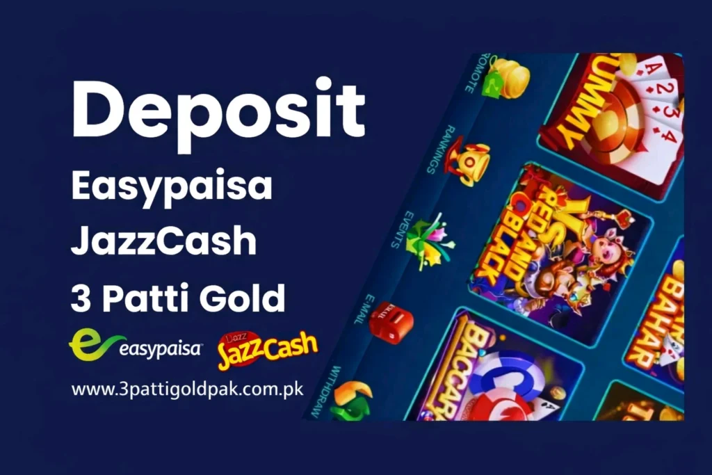 Deposit methods in 3 Patti Gold