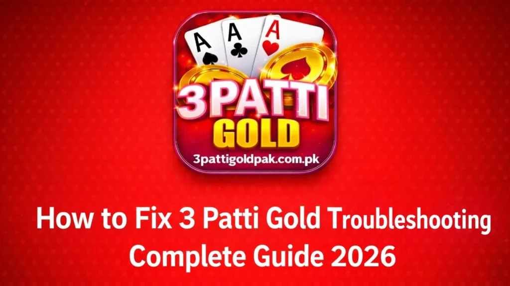 Fix 3 Patti Gold Troubleshooting