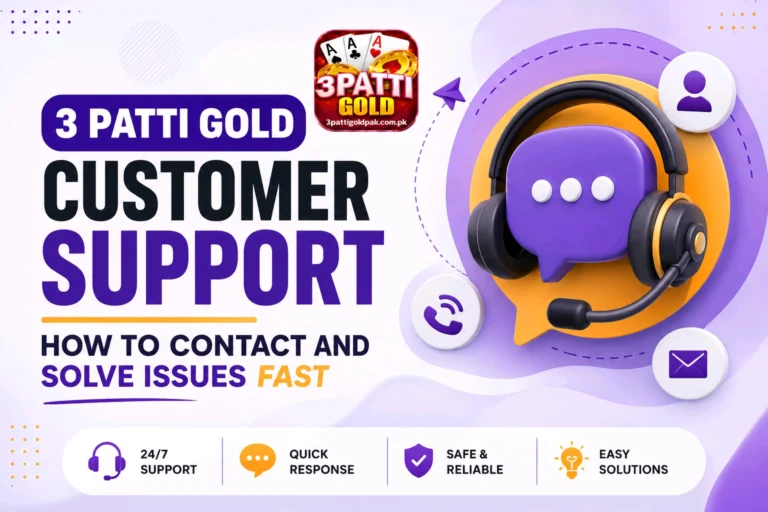 3 Patti Gold Customer Support